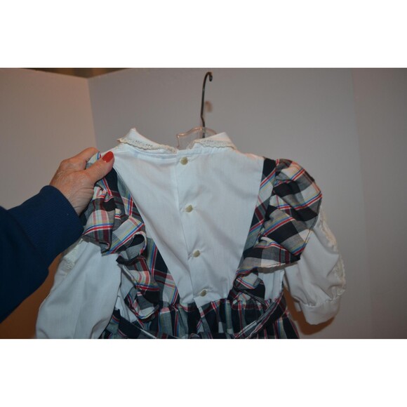 Vintage Girls Dress 1960s Full Swing Ruffles and Bow - Picture 6 of 6